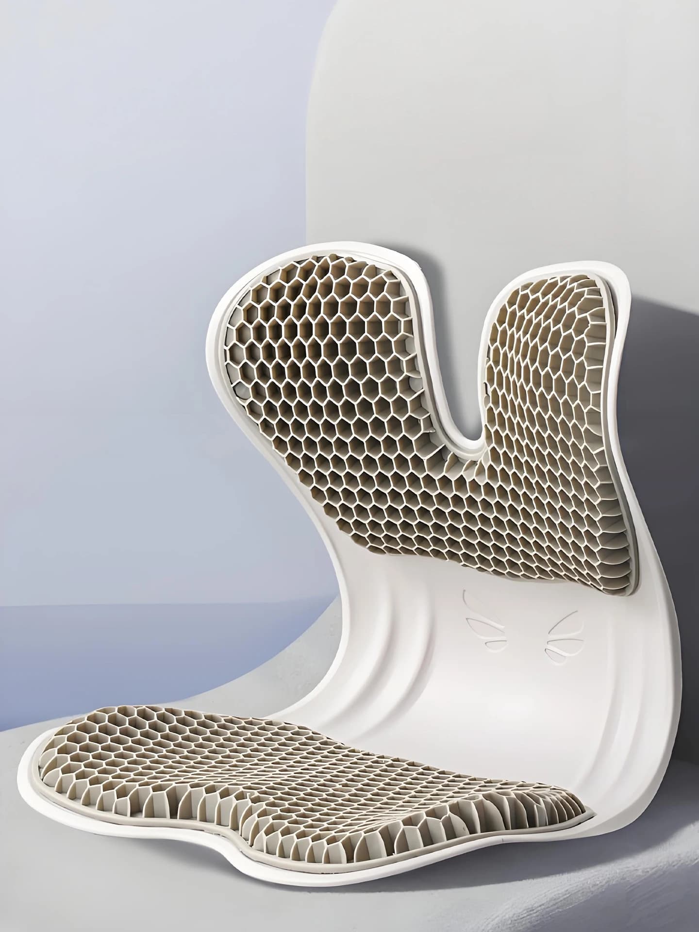Cuscino Ergonomico in Memory Foam JOJOS L PDSight per Sedie da Ufficio, Design Ergonomico per il Corpo Umano, Tessuto per Casa
