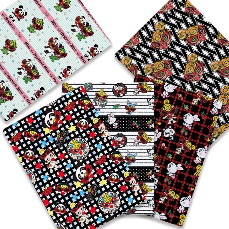 Cartoon DIY fabric 140*50CM hand sewing stitching baby dress home bed sheet printing fabric sewing