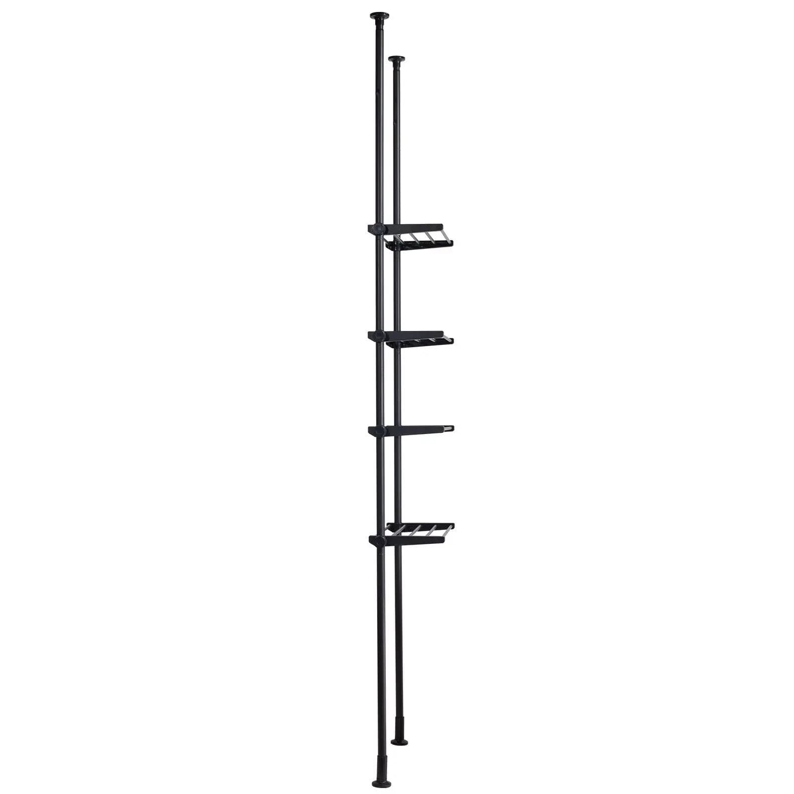 Mensola da bagno alta a 4 livelli sopra WC 4,3-11,1'altezza 27,6-44'' di larghezza Rack organizer per riporre oggetti