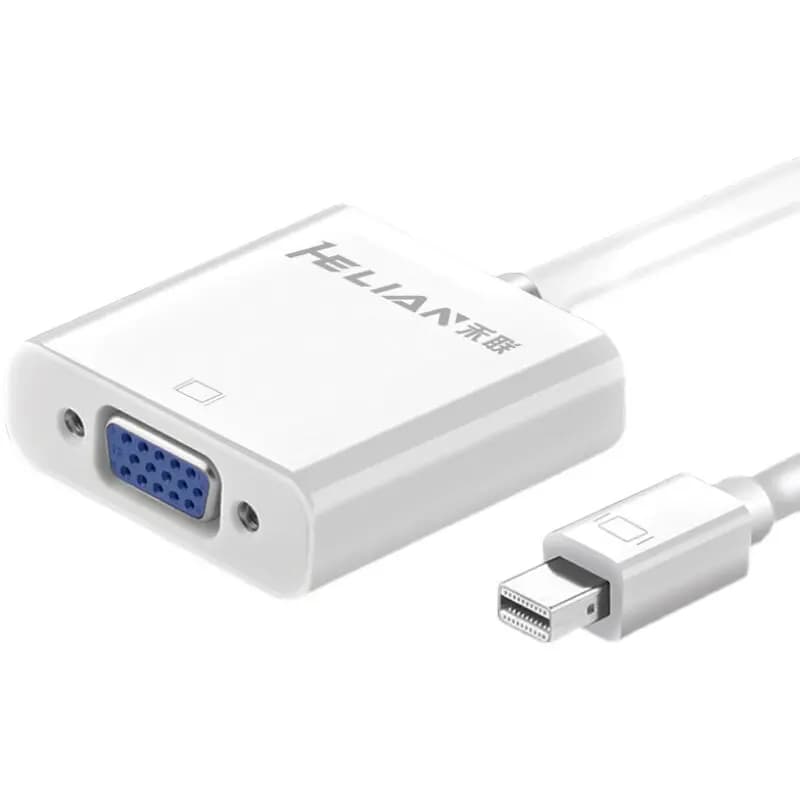 Adapter for Mini DP to VGA Thunderbolt Dock for Laptop Monitor Projector