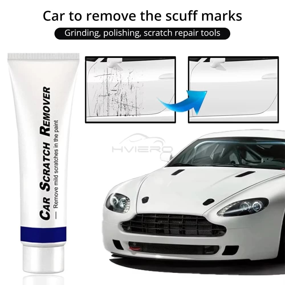 Kit di lucidatura per riparazione graffi con cera per styling auto, composto per carrozzeria