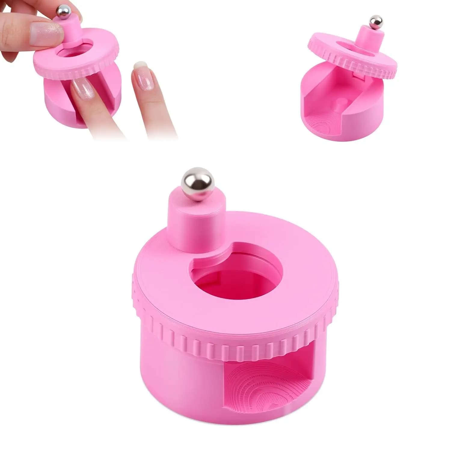 Rotating Cat Eye Nail Magnet Wide Light Glass Bead Effect Multifunctional Strong Automatic Nail Art Magnetic Gel Nail Polish