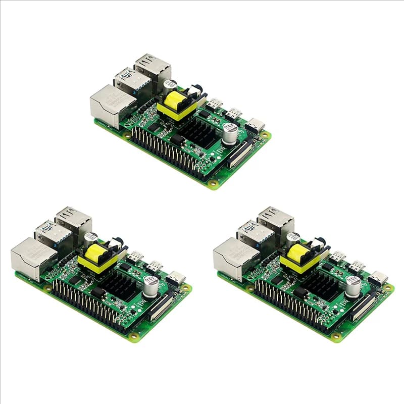 Ingenious-3X Modulo POE Alimentazione su Ethernet Interruttori standard IEEE 802.3Af Cappello POE per Raspberry Pi 4 Modello B/3B+