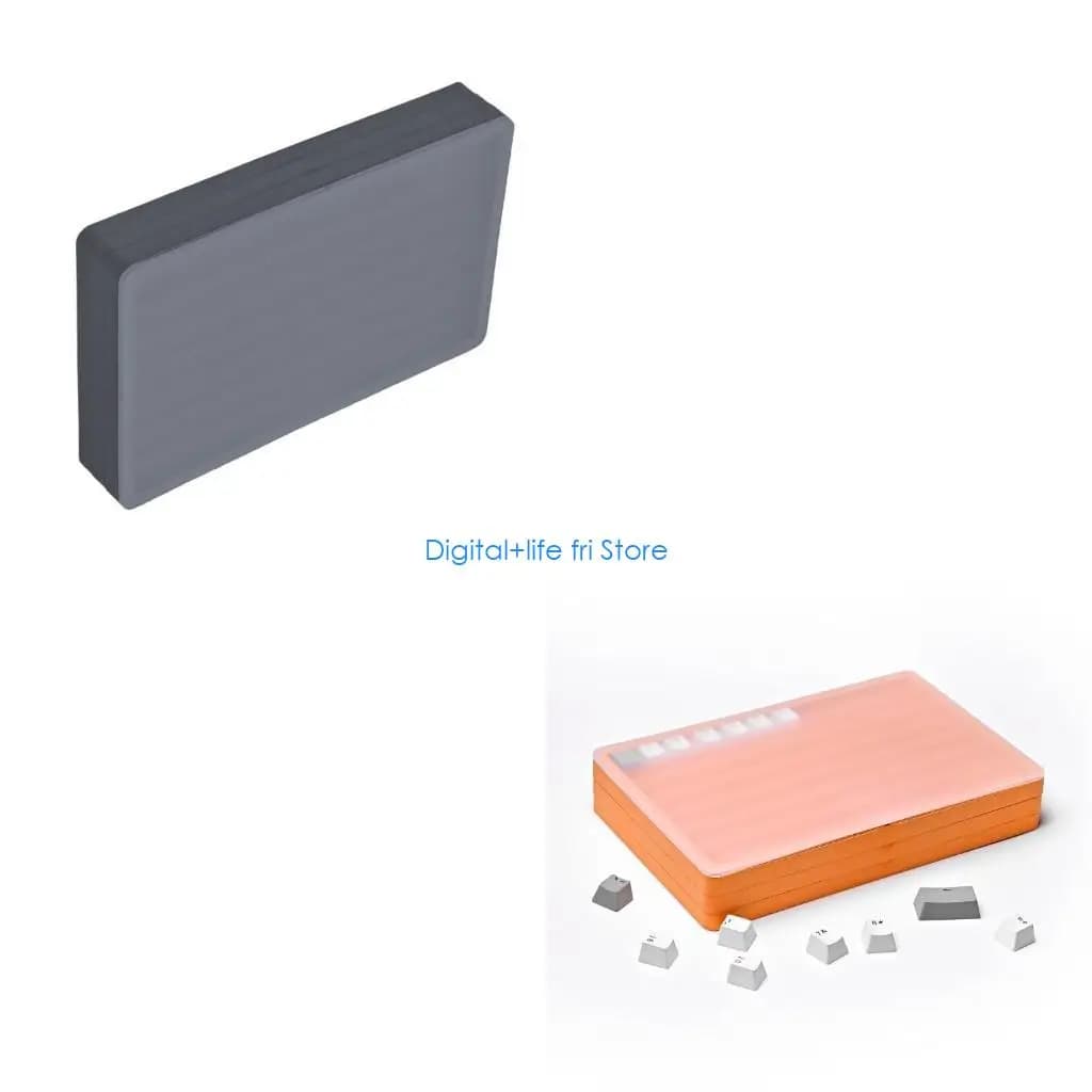 E06D 3 Layer Keycap Organizers Lightweight Stackable Case for Mechanical Keyboards Users