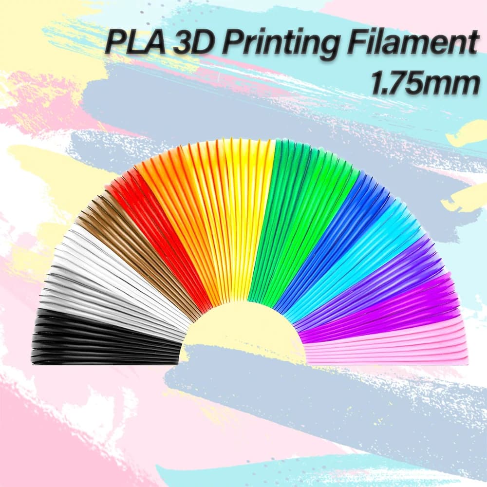 1.75 mm PLA 3D Printer Pen Filament High Temperature Resistant 9 M-200 M Bright Colors Odorless for 3D Printing Creality Ender