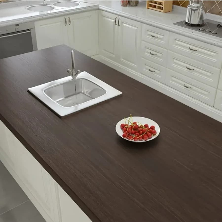Self-Adhesive Furniture Refurbishment Stickers, Wood Grain Wallpaper for Wardrobe Cabinets Desk Faux Wood Color Changing Decal
