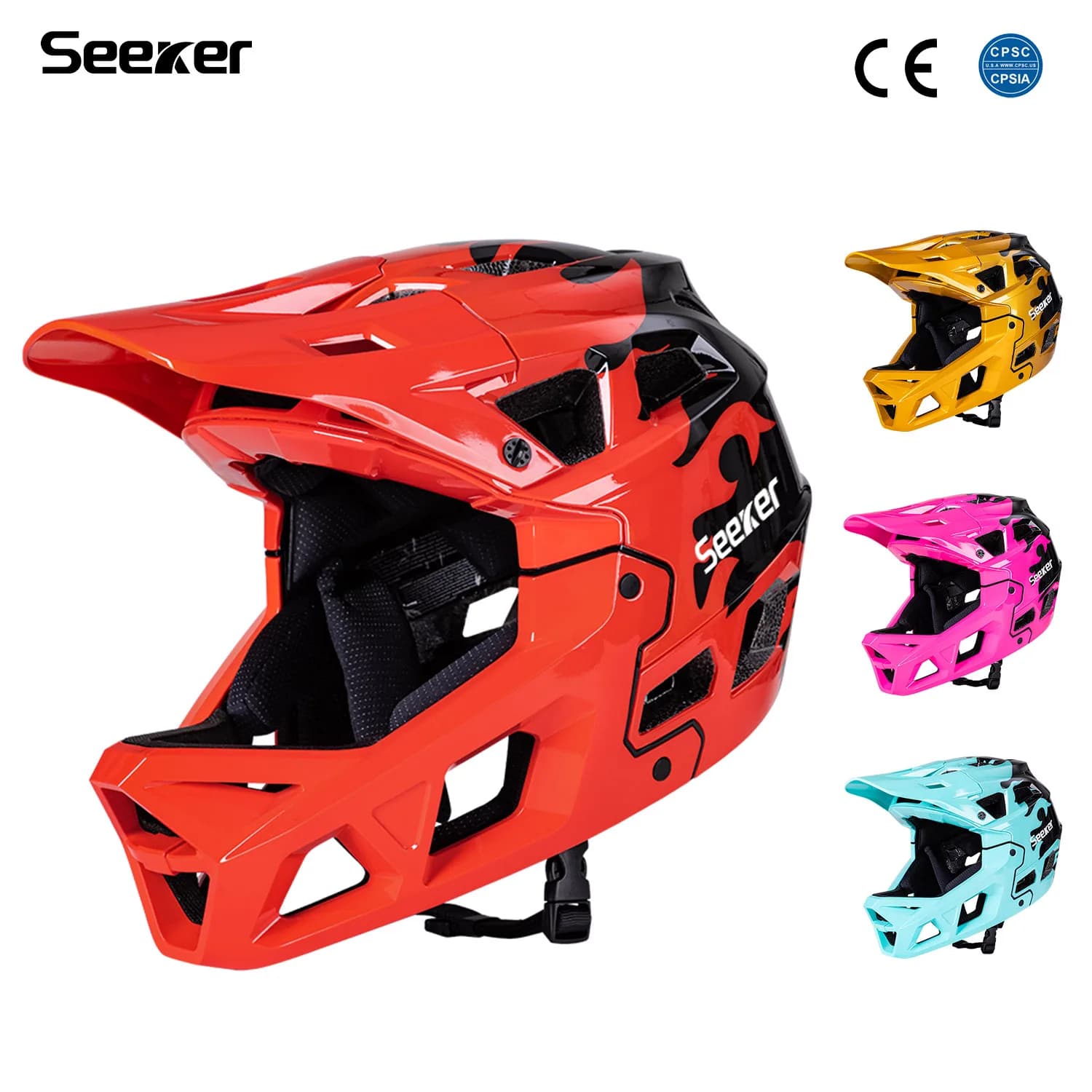 Outdoor helmet Seeker sports cycling helmet for men and women helmet mountain bike racing helmet for bike descent