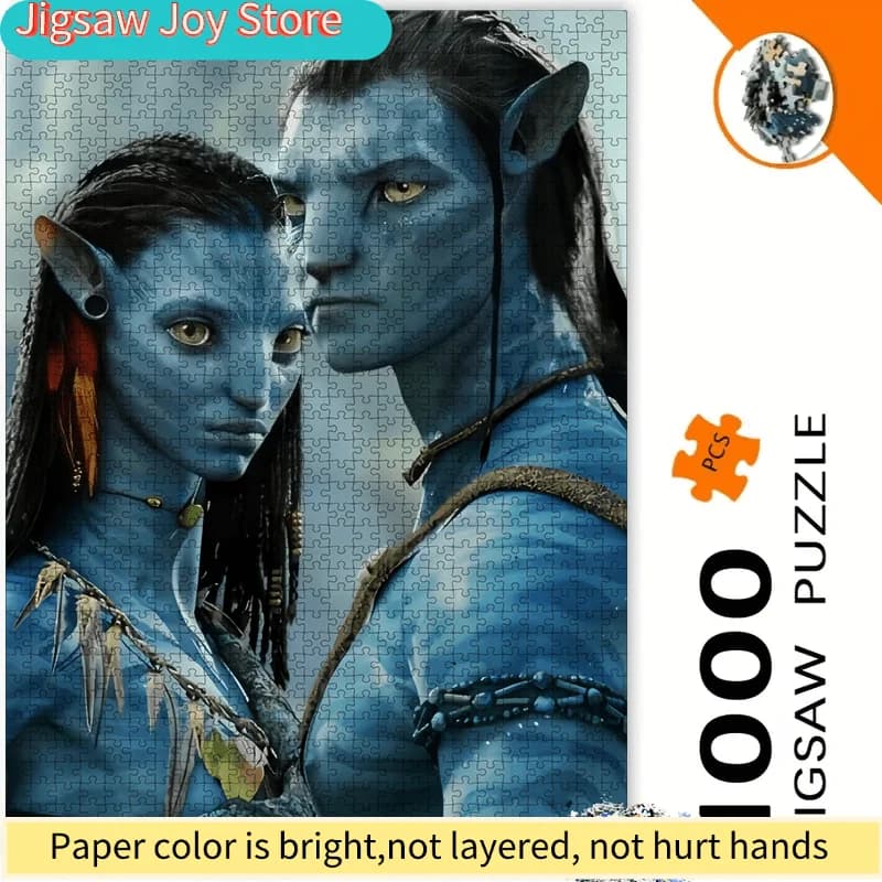 Questo set in scatola contiene 1000 pezzi di puzzle, con dimensioni di 19,7 x 27,5 pollici (50 x 70 cm). Con un design Avatar, è un'opera d'arte eccezionale