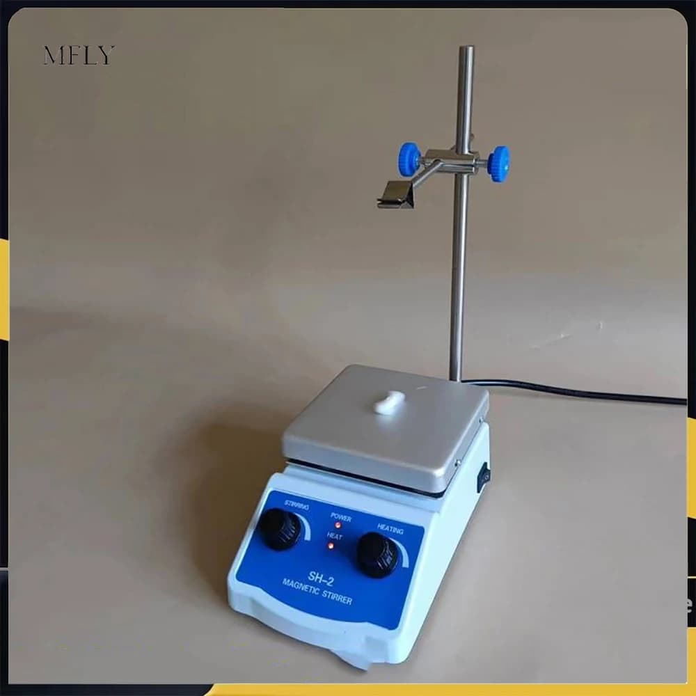 Heater plate for mixer with laboratory agitation plate with magnetic agitator BarSH-2 Laboratory magnetic agitator with heating