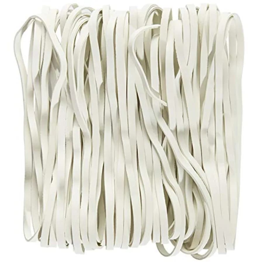 Rubber Bands 50 Pieces Trash Cans Elastic Bands for Office Supplies File Folders Cat Litter Box Size 8 Inch Rubbers Bands Large