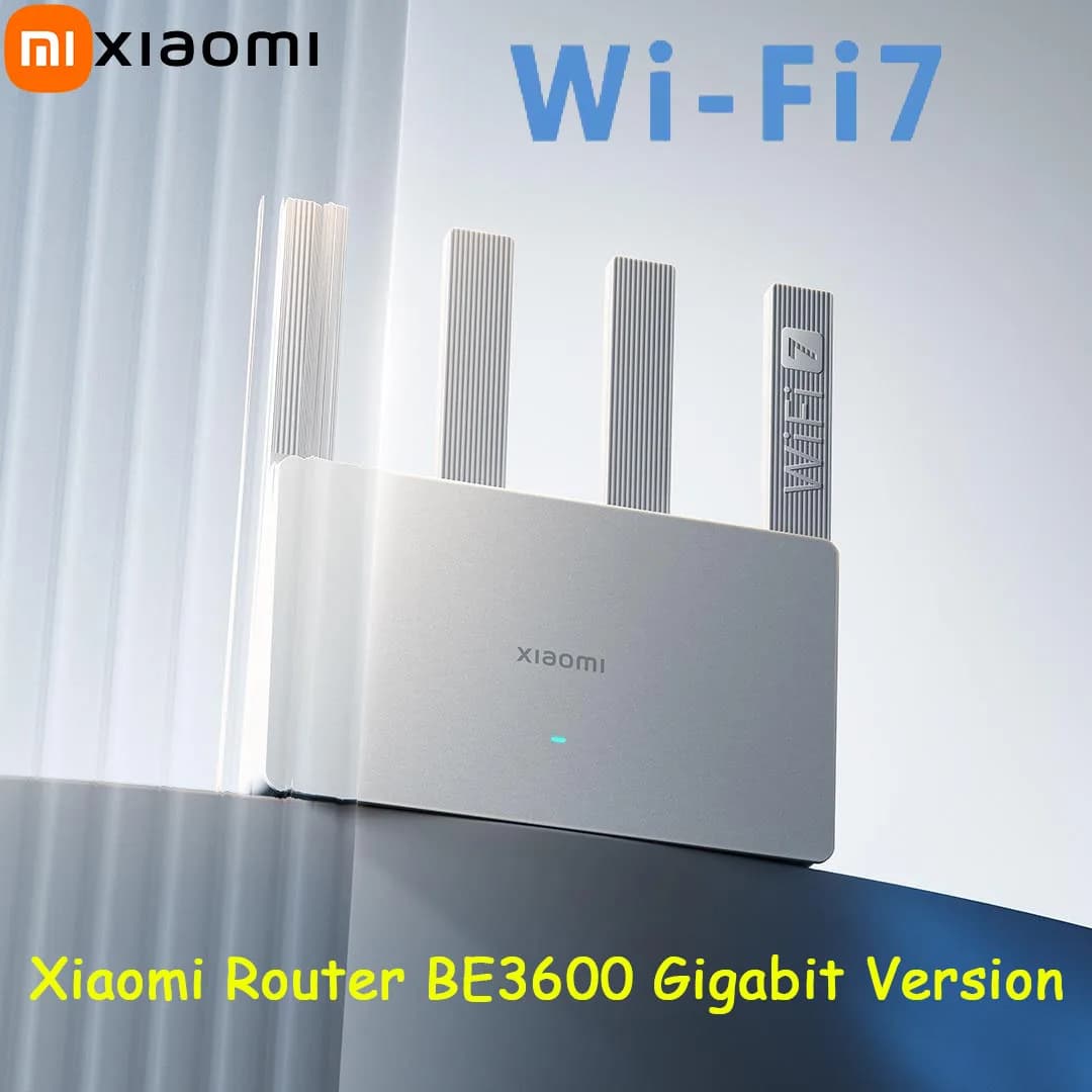 Xiaomi BE3600 Router Gigabit Versione MLO Dual-Band WiFi 7 Ripetitore IPTV Accelerazione della rete VPN Mesh Qualcomm CN a 4 core