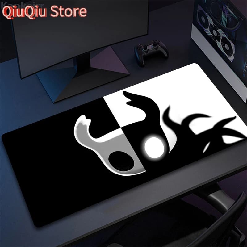 Hollow Knight Accessori da gioco Tappetino per mouse Laptop da ufficio Armadietto da gioco per cartoni animati Mausepad PC Anime Tappetino da tavolo HD carino Tappeto grande