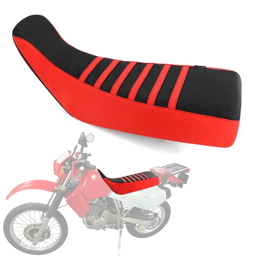 Per Honda XR650L XR 650L 1993-2024 Moto A Righe Grip Pinza Coprisedile In Pelle PVC Impermeabile Sella Cuscino Fodera