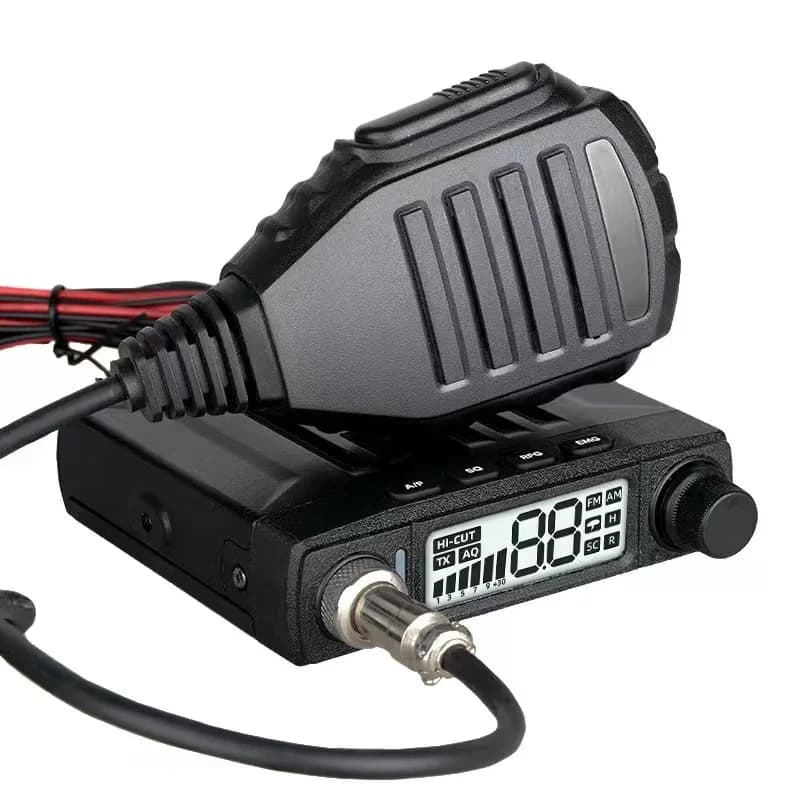 5W CB-27 Walkie Talkie 12V/24V Ricetrasmettitore a onde corte AM/FM/SSB Autoradio CB montato su veicolo