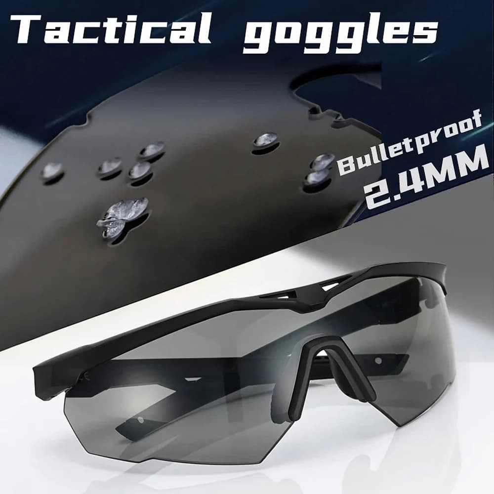 Outdoor Military Tactical Glasses UV400 Protective Glasses Air Gun Shooting Safety Goggles Hunting Sports Sunglasses