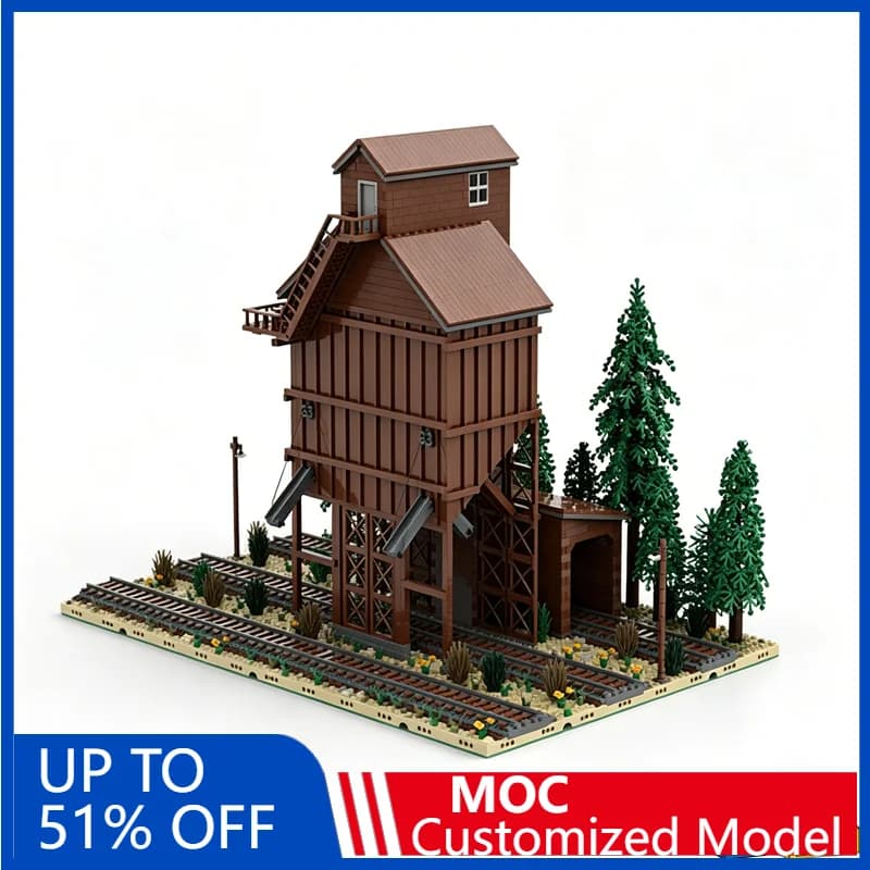 Set di Costruzioni in Legno da 5359 Pezzi, Torre di Combustione, Tecnologia Avanzata, Giocattolo Educativo Fai-da-Te, Esposizione Scenica, Regalo Festivo