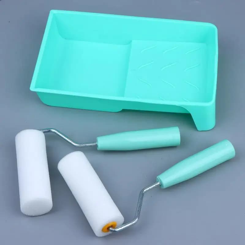 New Durable Foam Paint Roller Sleeves Mini White Sponge Rollers For Art Painting Decorating Cleaning DIY Tools
