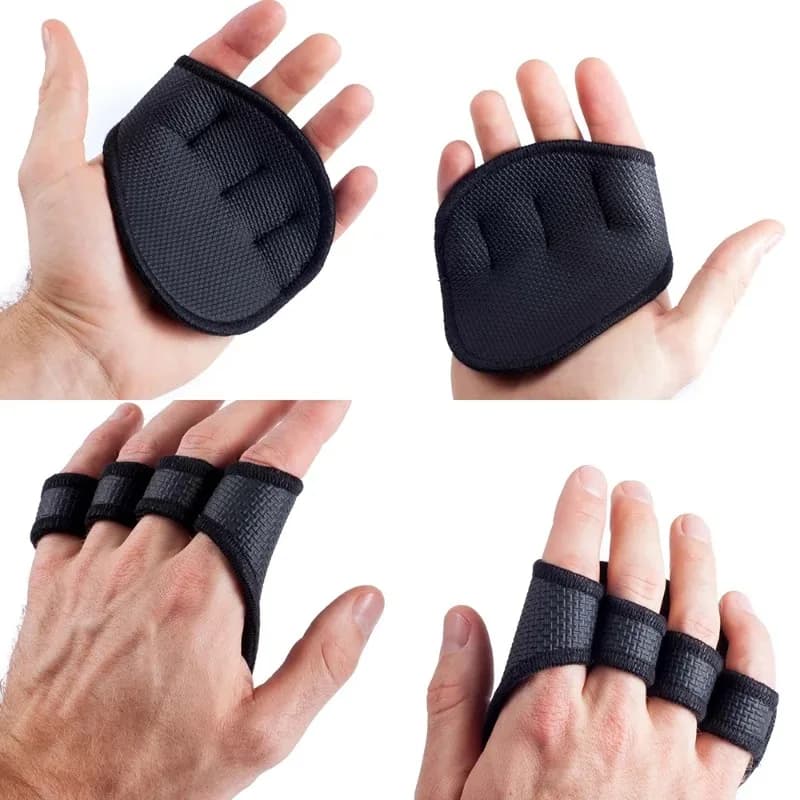Hard bench press protection for fitness, palm tractions, anti-slip handlebars, anti-wear and anti-carcase protective gloves