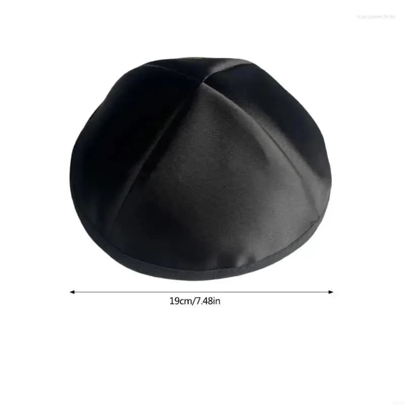 Copricapo tradizionale ebraico per eventi religiosi Comodo Kippah rotondo Yarmulke da uomo per uso quotidiano