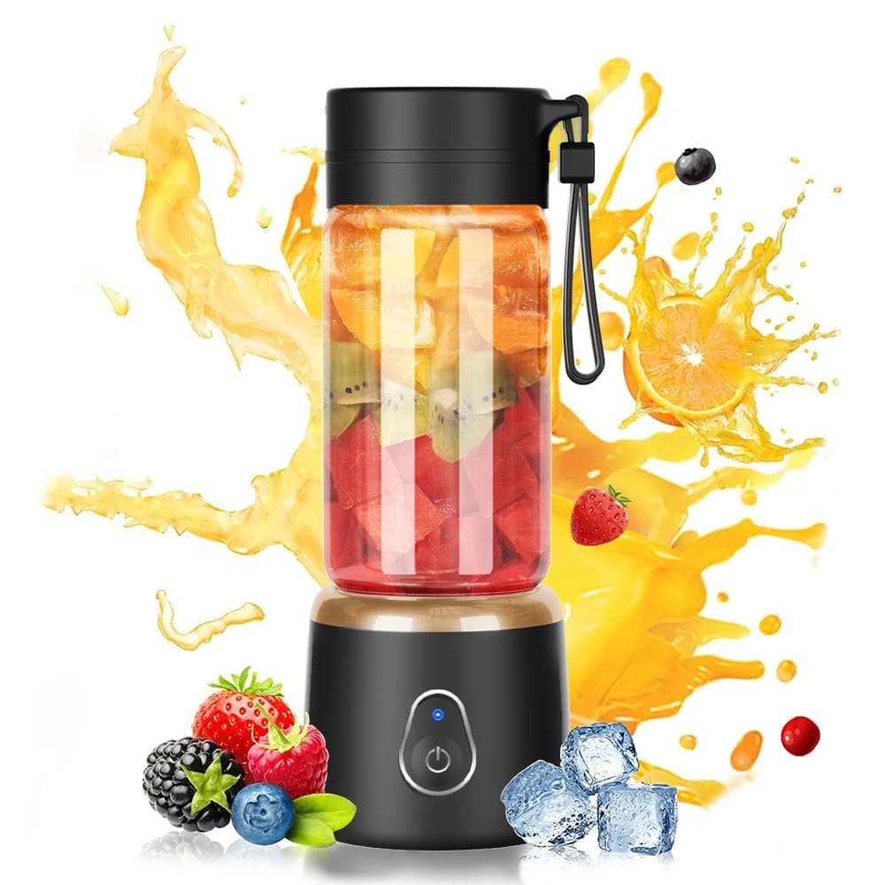 Mini frullatore elettrico portatile senza fili Frullatore per frutta Frullato di verdure Spremiagrumi portatile Tazza frullatore ricaricabile USB