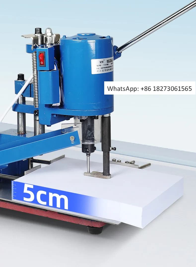 Heavy Duty Label Drilling Machine, Binding Machine, Paper Bag Drilling Machine,Manufacturer