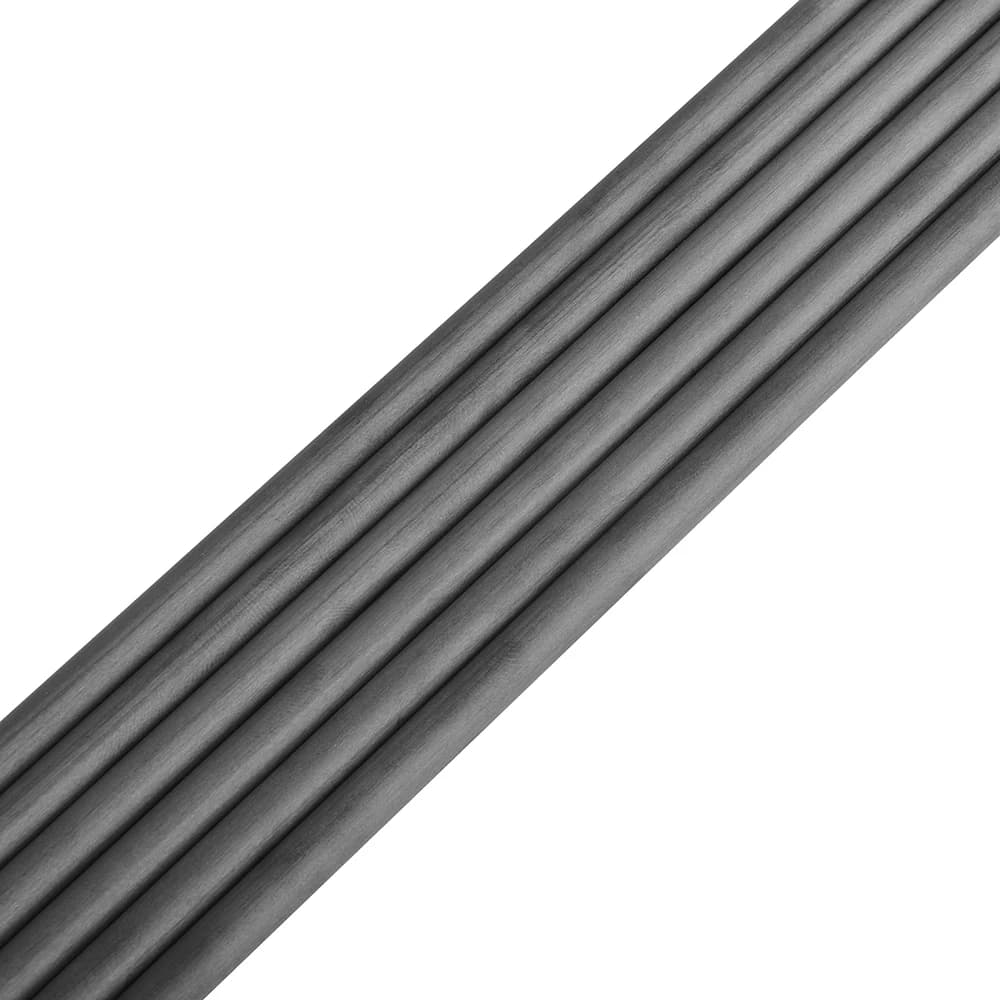 Asta per Freccia in Carbonio Puro ID 4.2mm 31'' SP500-1200 Fai da Te per Tiro con Arco Ricurvo e Compound, Accessori per Caccia e Tiro al Bersaglio 6/12 pz