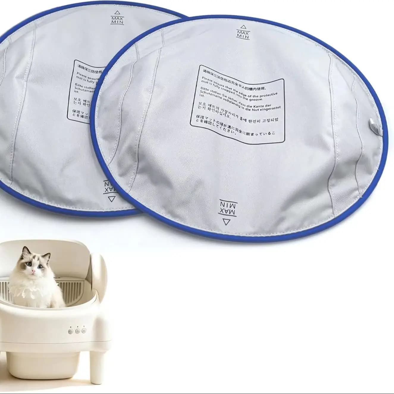 Things for cats Cats toilet Pet stuff Replacement Washable Fabric Pad for Automatic Cat Litter Box Accessories Cat supplies