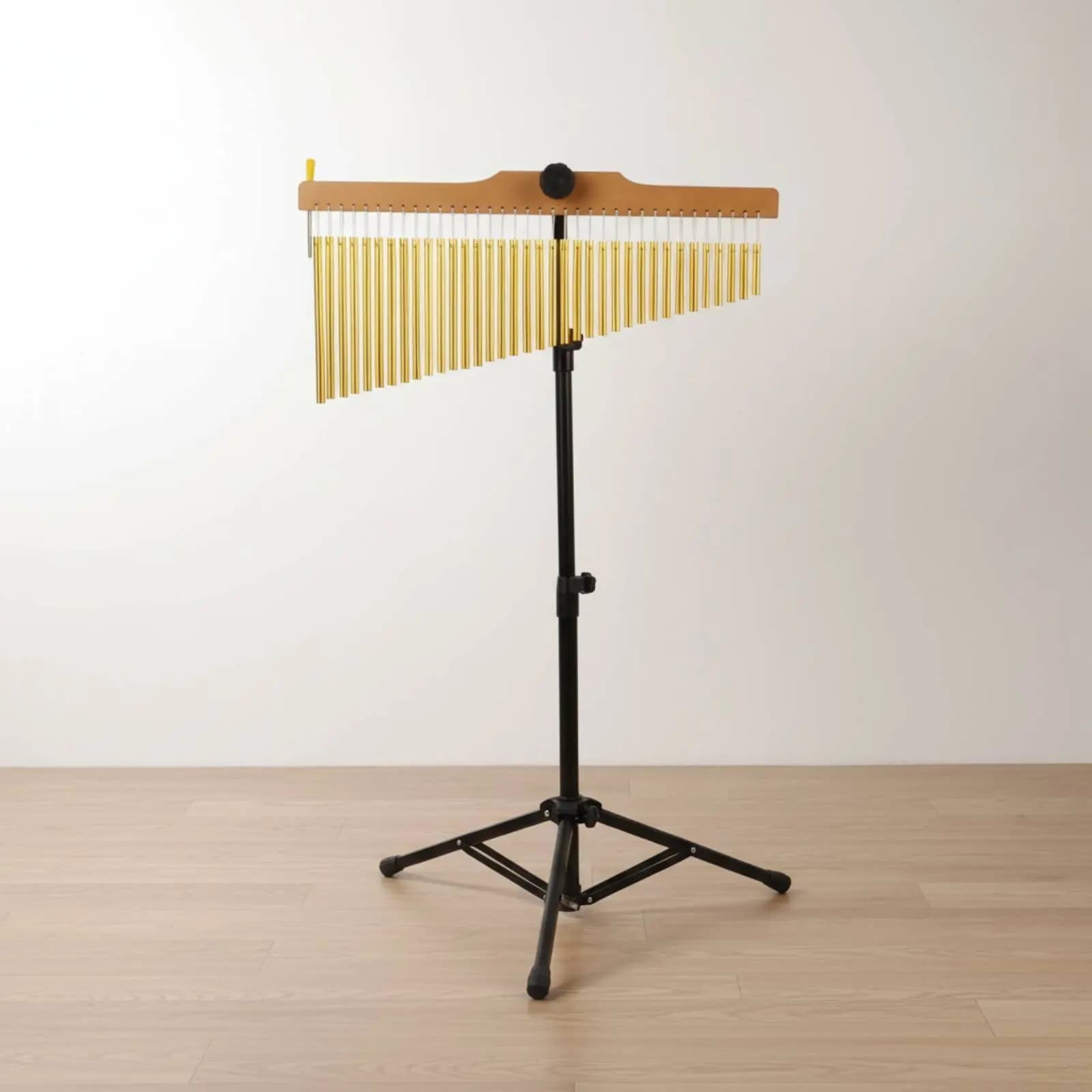 36 Tone Bar Chimes Clear and Clear Sound Mark Tree Instrument Single Row Wind Chimes Beech Wood Frame for Students, Music Lesson