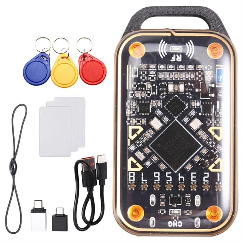 B29C-Chameleon Ultra Upgrade Smart Card Emulatore + 3XUID Card/Keychain RFID Smart Chip Reader 125K 13.56M Card NFC Duplicatore