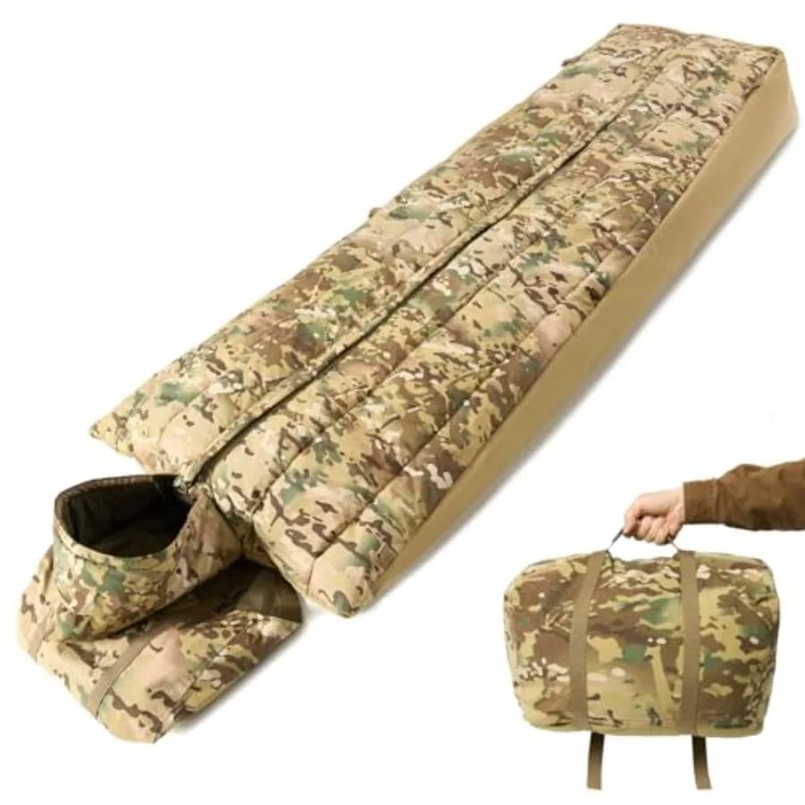 Sacco a pelo militare tattico arrotolabile stile British Army Pattern 1958 con sacca di compressione, impermeabile e caldo