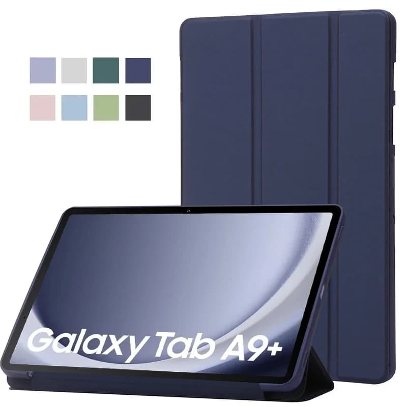 Per Samsung Tab A9 Plus Custodia da 11 pollici Trifold Leaher Supporto posteriore morbido Tablet Fonda per Galaxy Tab A9 Plus A11 Plus Custodia Coque 11"