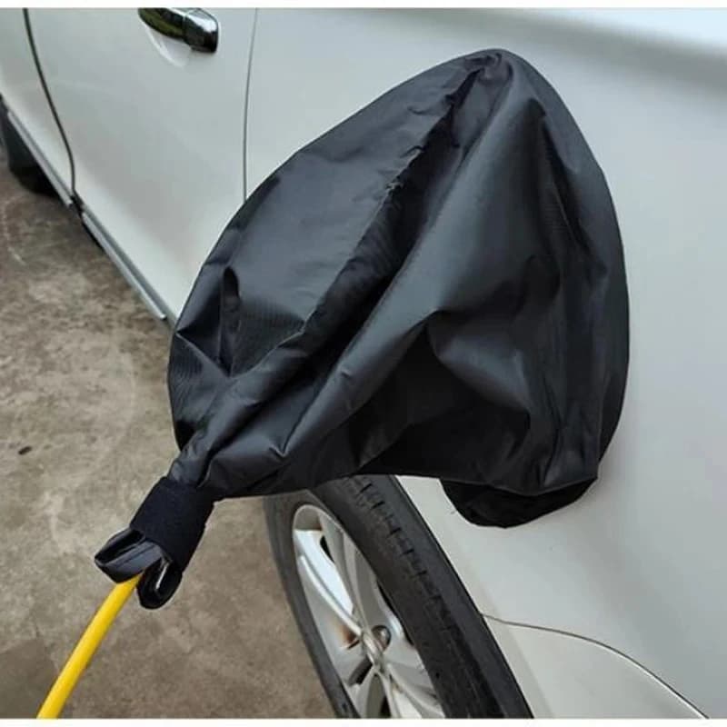 EV Battery Charger Holder Magnetic Rain Cover 360 ° Protection for All Round Waterproof Dust Charger Gun for Electric Car