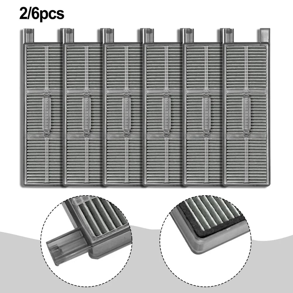 2/6 Pcs Robot Vacuum Cleaner Spare Part Filter For Mova G30/G30 Ultra/G30 PRO/G20 Master Replacement Robot Sweeper Spare Part