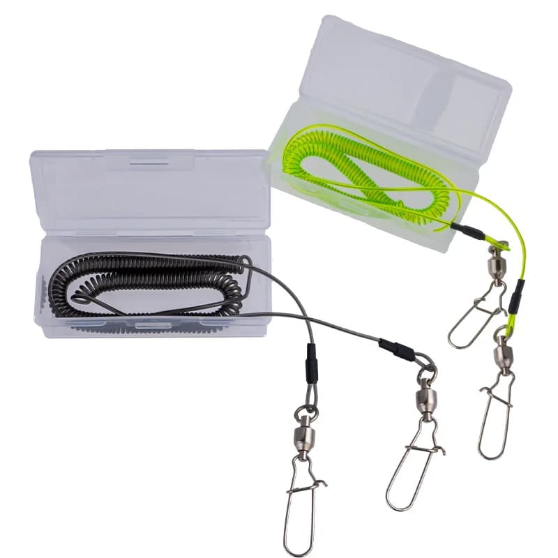 Corda elastica antiscivolo per canna da pesca con fibbia in metallo, corda di ritenzione per attrezzi da pesca, 1 pz