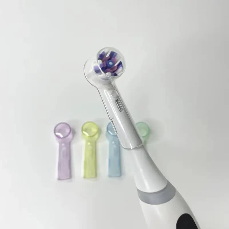 6 pcs transparent electric toothbrush head protection, suitable for spare heads