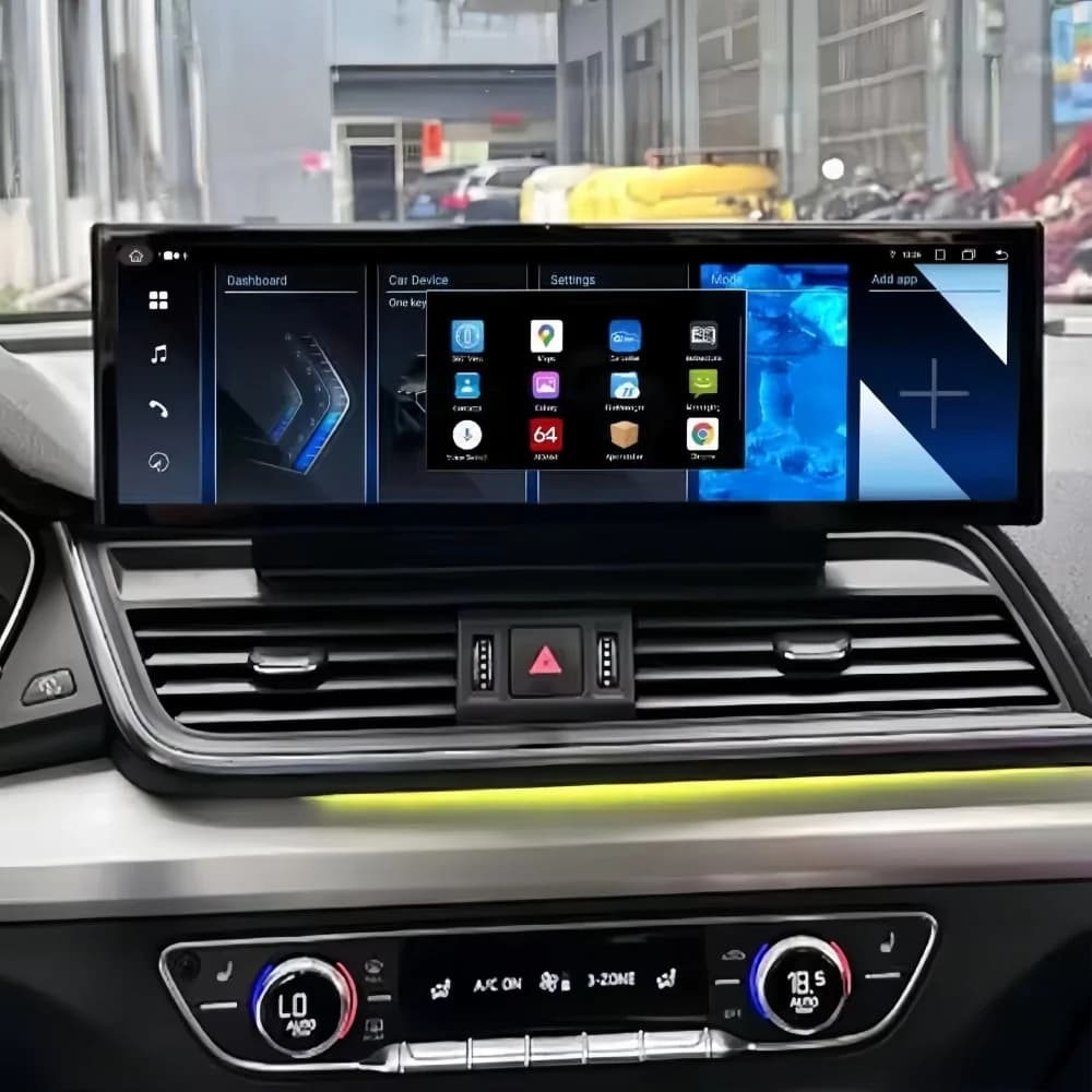 Autoradio 14.9 pollici per Audi Q5 Q5L SQ5 2018-2020, Lettore Multimediale Video, Unità Principale Stereo GPS Wireless CarPlay Android Auto