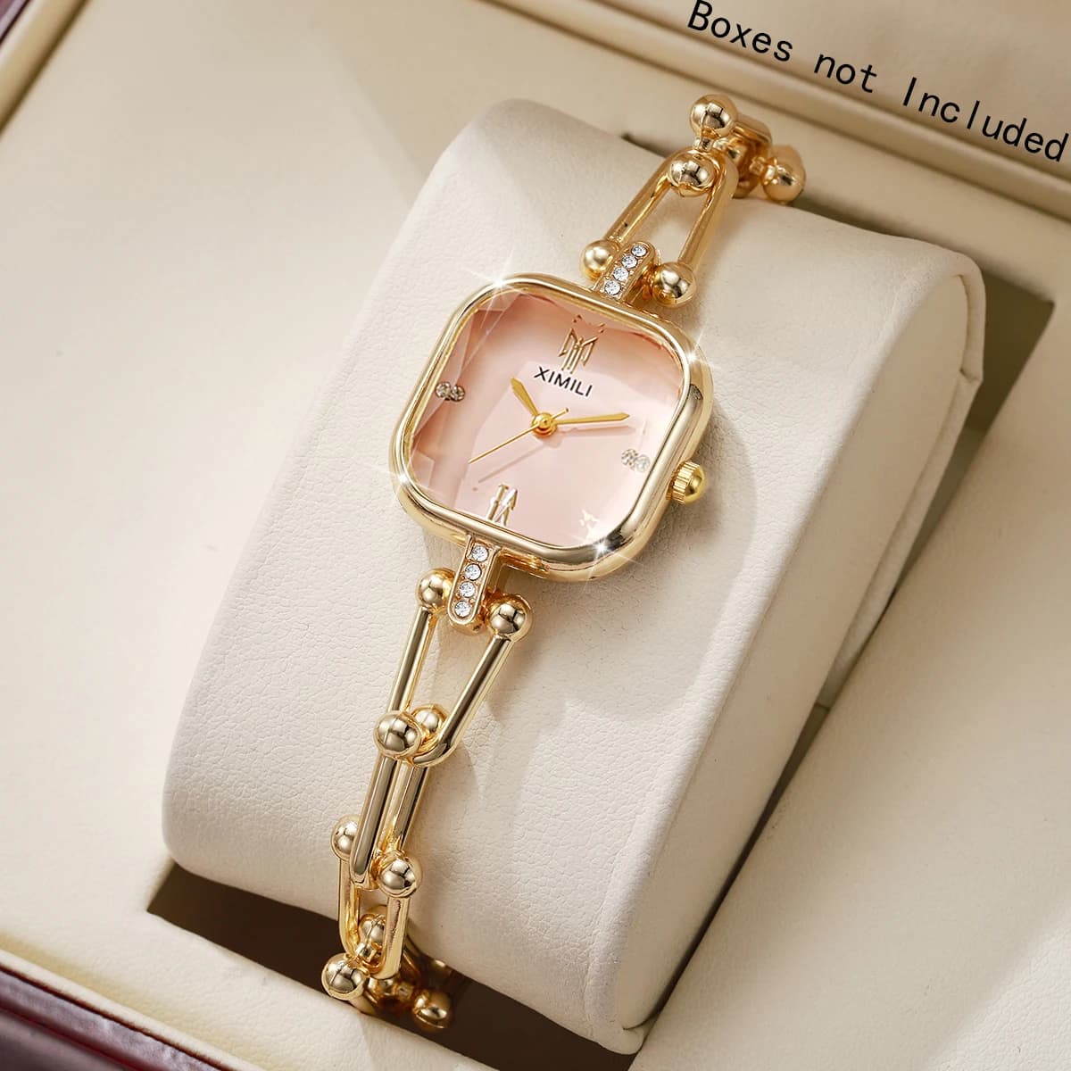 Elegante orologio da donna con cinturino quadrato, orologio al quarzo da donna, orologio da polso da donna, orologio da ragazza, regalo (senza scatola)