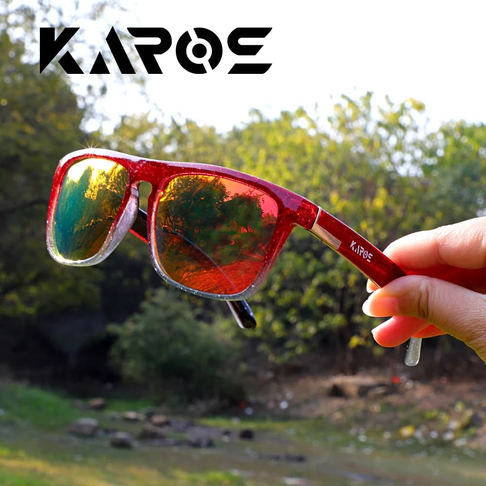 KAROS Sunglasses for Outdoor Cycling, Unisex Design, Polarized Sunglasses for Sport and Fishing, Anti-UV YZ2020