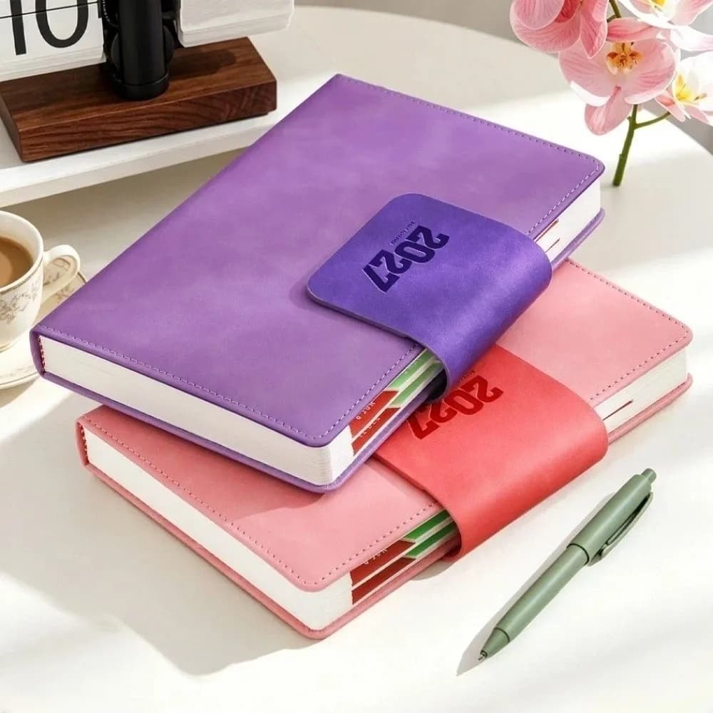 A5 2027 Schedule Book Calendar Notebook Convenient Agenda Planner Notebook Diary Writing Pads Multi Functional