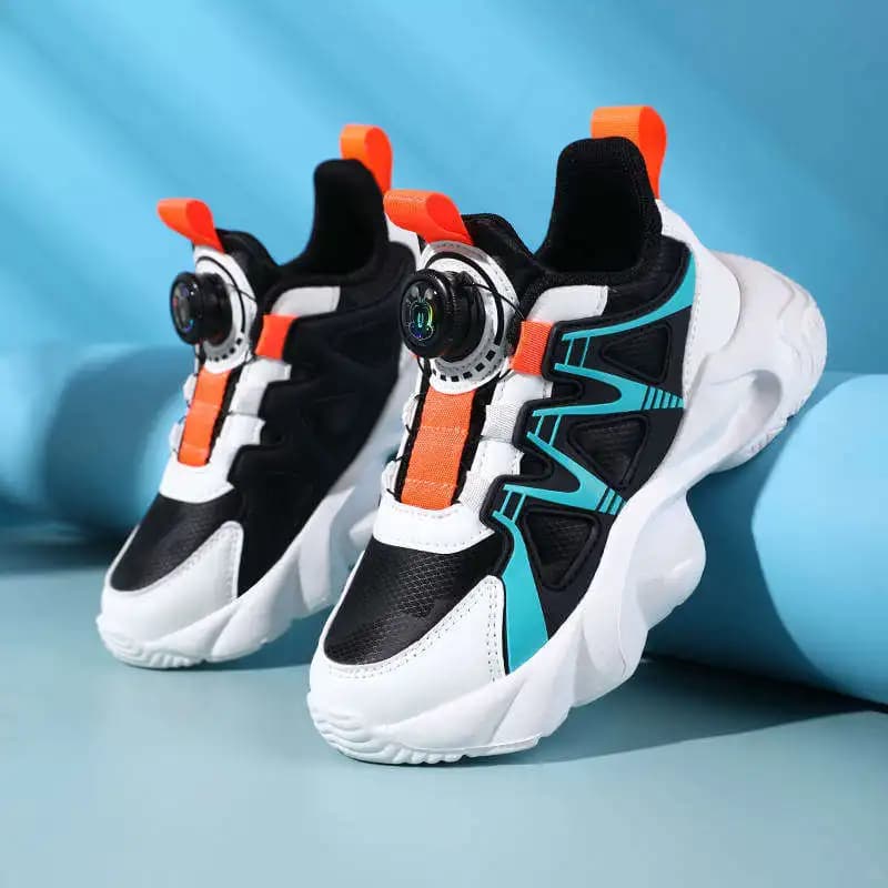 New comfortable and fashionable children's sports shoes Running shoes with autumn foot protection Flexible casual shoes and light
