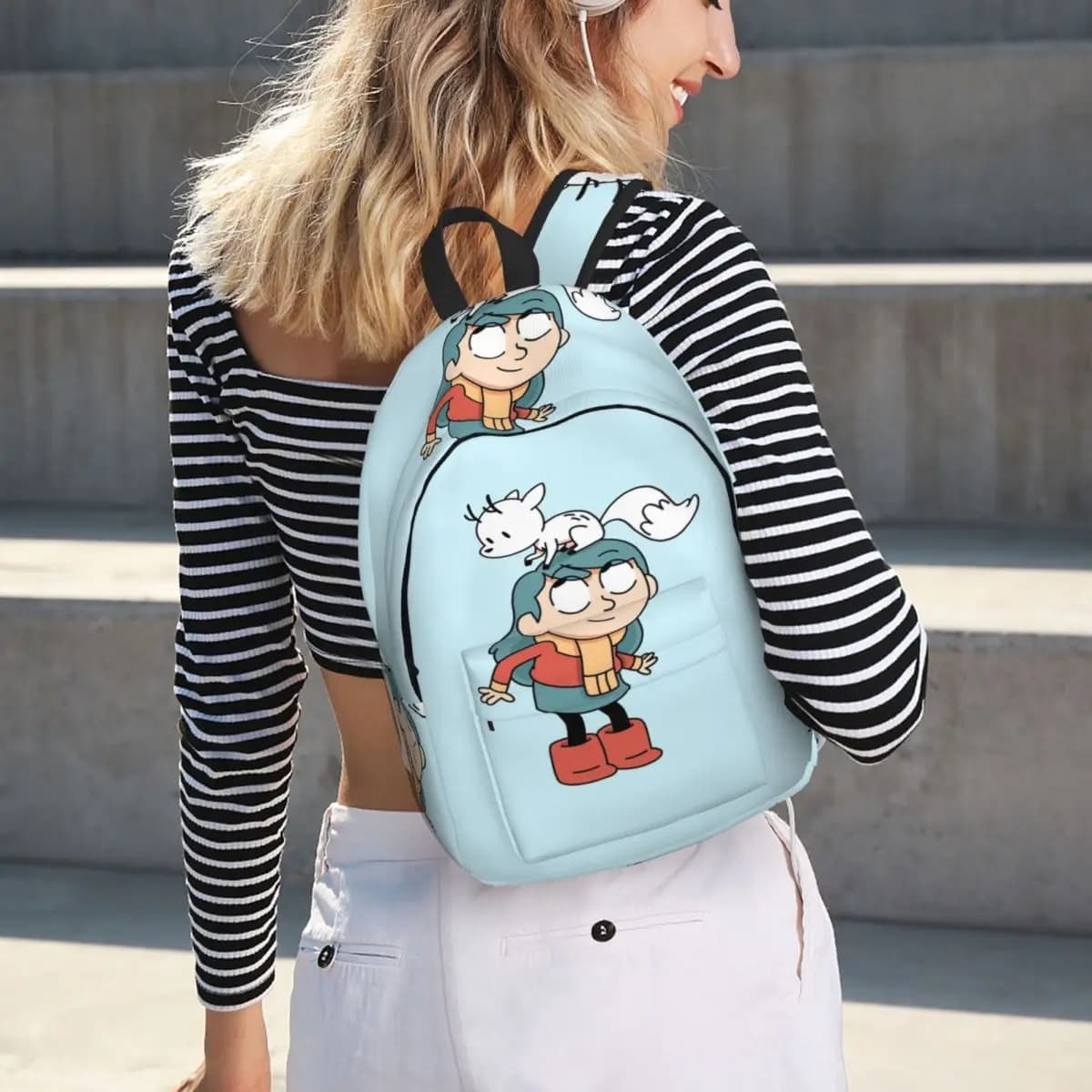 Hilda And Twig Hilda Zaino per studenti Borsa da scuola Zaino da viaggio per escursioni per uomo e donna Borsa a tracolla alla moda