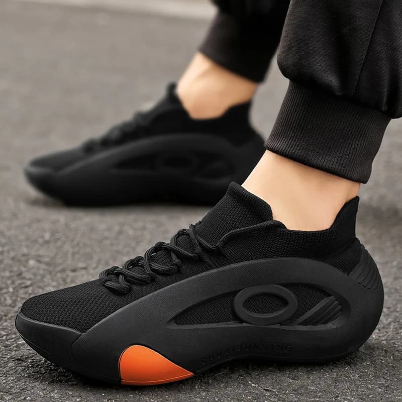 Scarpe da ginnastica casual da uomo di vendita calde 2025 Scarpe da corsa estive comode e traspiranti antiscivolo Sneaker in maglia con piattaforma di moda