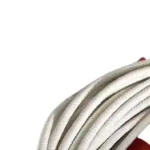 8mm White Cotton Sounding Rope with Permanent Scale Markings for Depth Measurement in Harsh Marine Environments