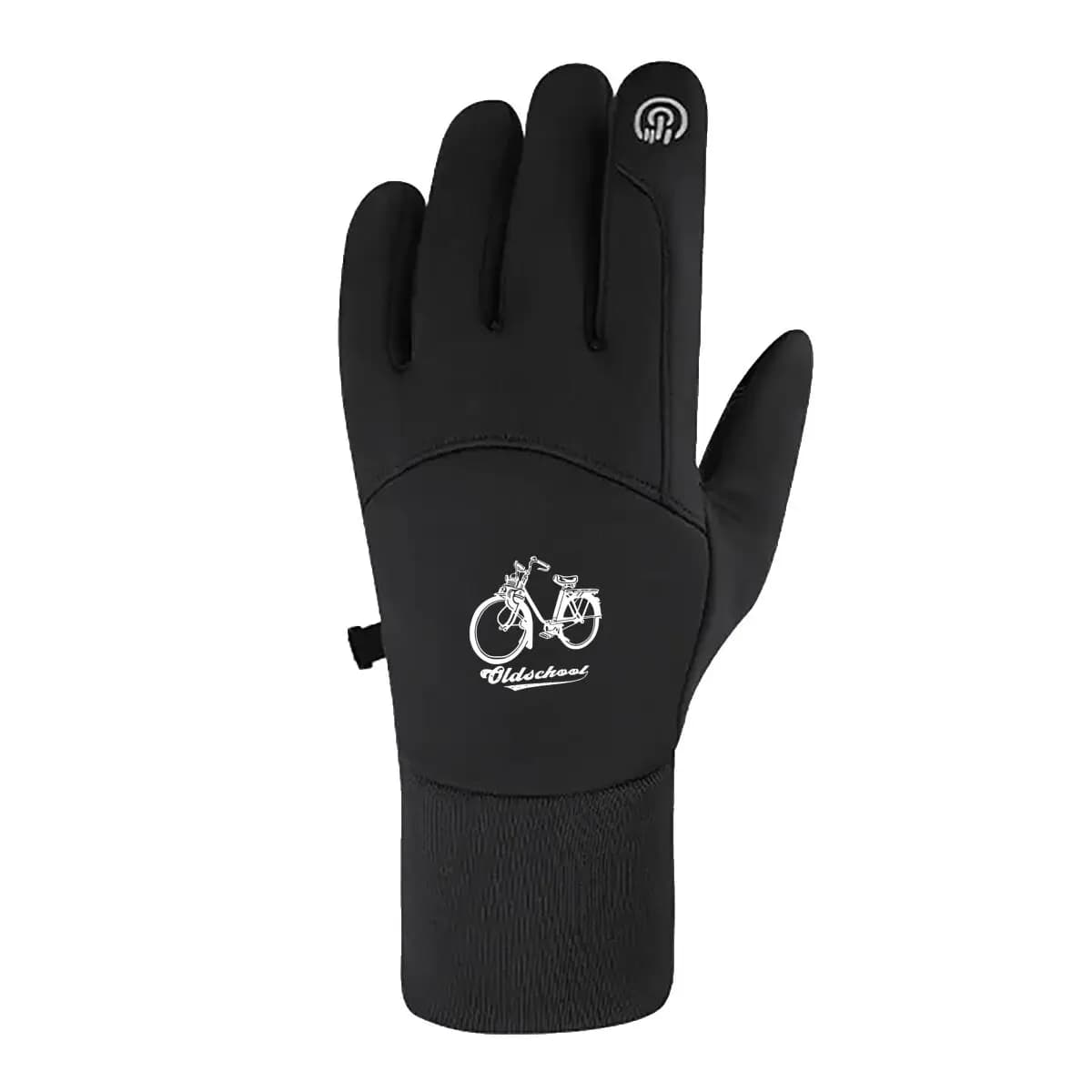 Bike Art Sparks Free Adventure Guanti invernali caldi Uomo Donna Touch screen antivento per ciclismo Sci