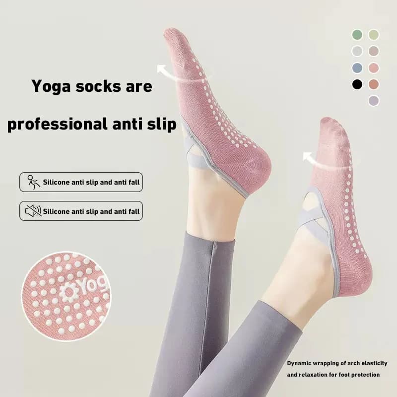 Professional Yoga Socks Children Boat Socks Spring Summer Anti Slip Pilates Beginners Indoor Sports Socks Fitness Dance Socks