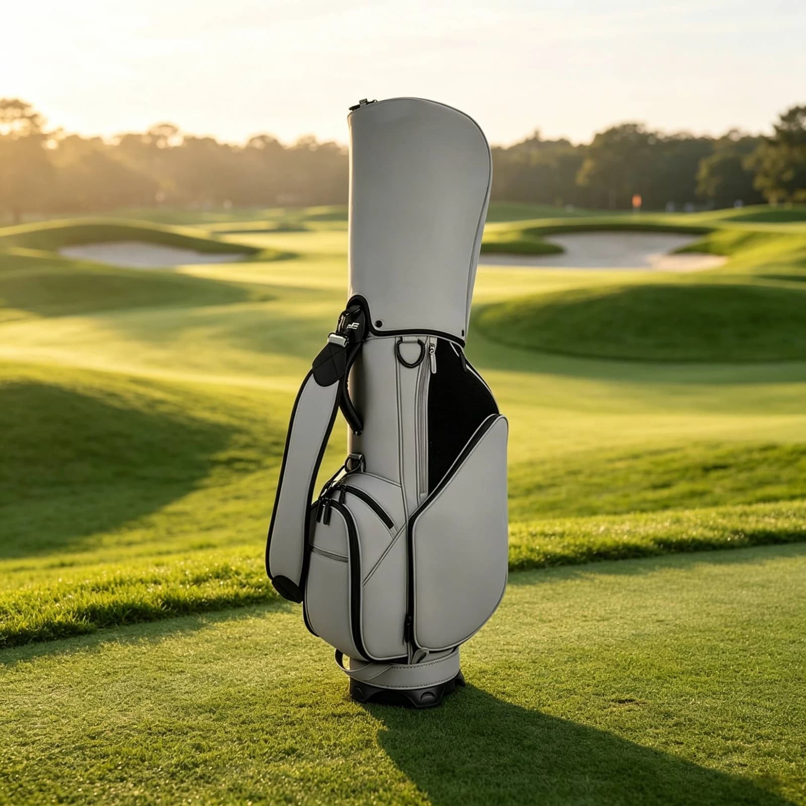 Golf Stand Bag Portable Golf Carry Bag Adjustable Reinforced for Golfers, Driving Range