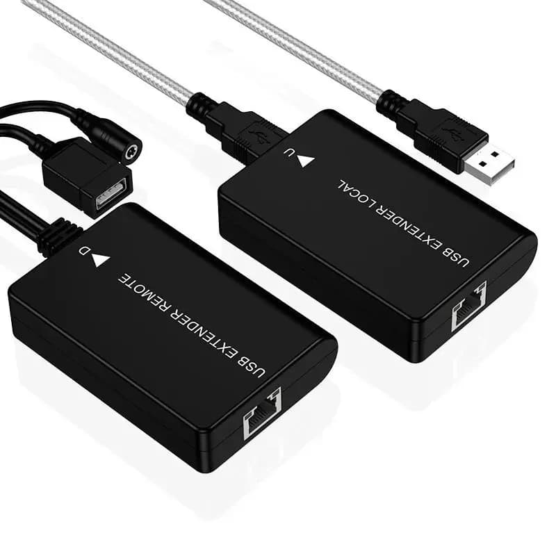 Prolunga cavo di rete USB su cavo CAT6 Prolunga da 60 M per stampante USB U Flash Disk Drive Tastiera Mouse, fotocamera webcam WIN7