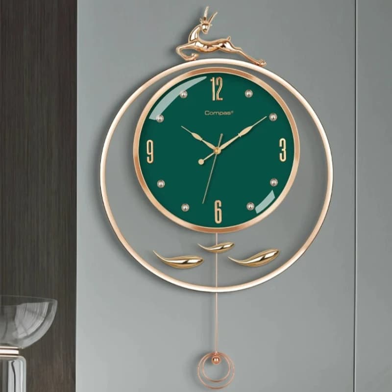 Aesthetic Chic Wall Clocks Glass Nordic Modern Luxury Wall Clock Minimalist Creative Reloj De Pared Para Sala Home Decor
