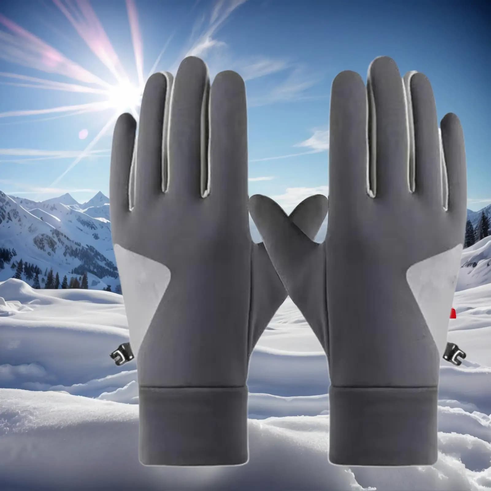 Guanti riscaldanti Guanti riscaldati elettrici impermeabili Forniture per la stagione fredda per spalare la neve Lavoro quotidiano all'aperto Giardinaggio Ghiaccio