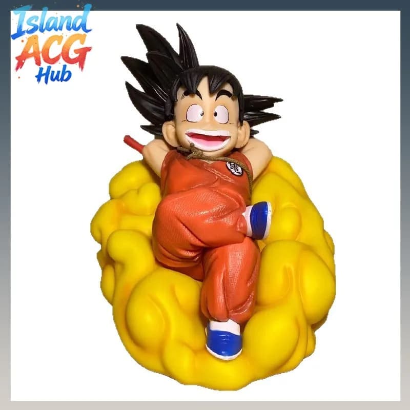 Statuetta di Son Goku di Dragon Ball Versione VS con Luce LED, Lampada Notturna, Modellino da Collezione Anime, Decorazione da Scrivania, Regalo, Statua in PVC